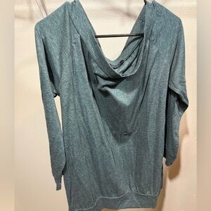 Women's Long Sleeve Teal Top